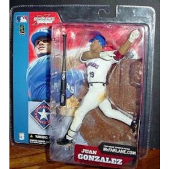 McFarlane Baseball SportsPicks Series 3 Juan Gonzalez Rangers White *VARIANT*