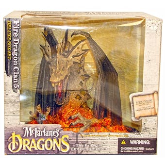 McFarlane's Dragons: The Fall of the Dragon Kingdom - Fire Clan Dragon 5  Deluxe Box Set