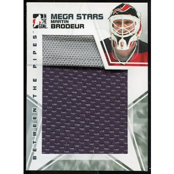 2009/10 Between The Pipes Mega Stars #MS14 Martin Brodeur 2 Color Jersey SP /60