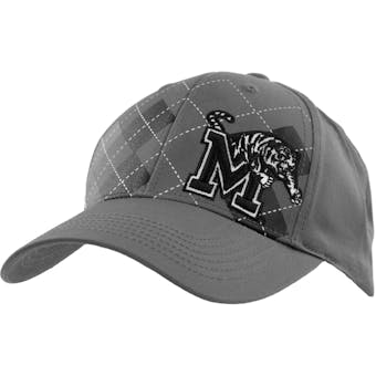 Memphis Tigers Top Of The World Tommy Gun Gray Adjustable Hat (Adult One Size)