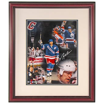 Mark Messier Autographed NY Rangers Framed 11x14 Photo (Steiner)