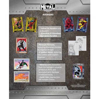Marvel Metal Universe Avengers Trading Cards 6-Pack Blaster 20-Box Case (Upper Deck 2024) (Presell)