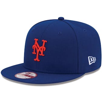 New York Mets New Era 9Fifty Baycik Royal Blue Snapback Hat (Adult OSFA)