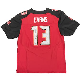 Mike Evans Autographed Tampa Bay Bucs Football Jersey (Fanatics)