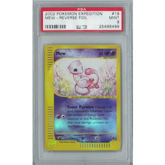 Pokemon Expedition Mew 19/165 Reverse Foil Rare PSA 9