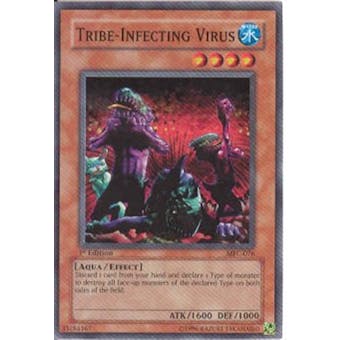 Yu-Gi-Oh Magician's Force 1st Edition Tribe-Infecting Virus Super Rare MFC-076