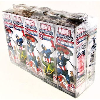 Marvel HeroClix Captain America Booster Brick (10 Ct.) (+ Buy it by the Brick Figure)