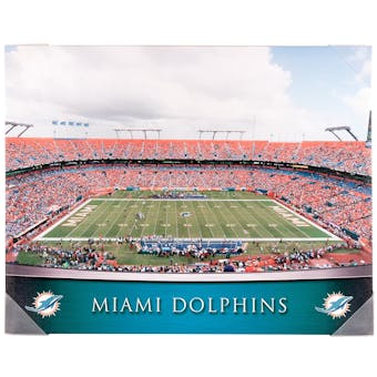 Miami Dolphins Artissimo Gradient Sun Life Stadium 22x28 Canvas