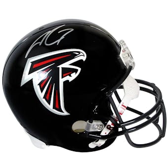 Michael Vick Autographed Atlanta Falcons Riddell Full Size Helmet (Schwartz COA)