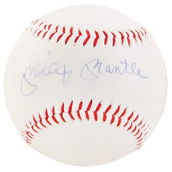 Mickey Mantle Autographed Baseball (JSA COA)