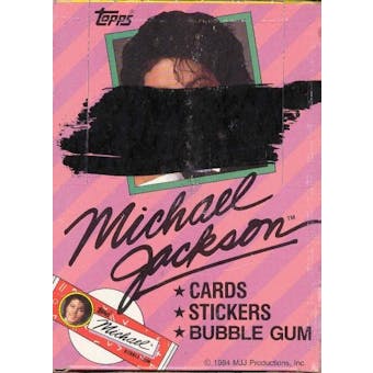 Michael Jackson Series 1 Wax Box (1984 Topps)