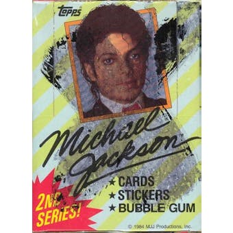 Michael Jackson Series 2 Wax Box (1984 Topps)