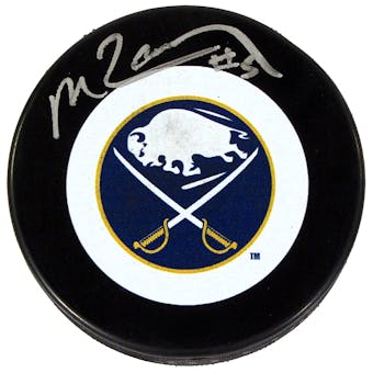 Mike Ramsey Autographed Buffalo Sabres Throwback Hockey Puck