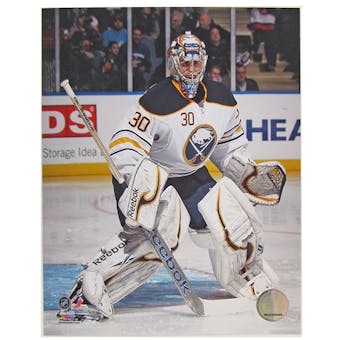 Ryan Miller Buffalo Sabres 8x10 Hockey Photo 2012/13 white jersey retail