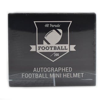 2019 Hit Parade Autographed Football Mini Helmet Hobby Box - Series 6 - P. Manning, Watson, & McCaffrey!!!