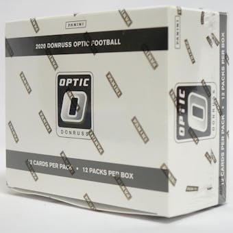 2020 Panini Donruss Optic Football Jumbo Value 12-Pack Box (Green Velocity Parallels)