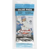 2019 Topps Chrome Baseball Value 17-Card Pack (Pink Refractors)