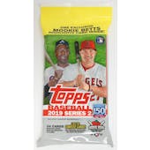 2019 Topps Series 2 Baseball Jumbo Value 34-Card Pack (Mookie Betts Insert) (Lot of 5)