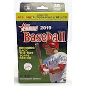 2019 Topps Heritage Baseball Hanger Box
