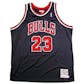 Michael Jordan Autographed Chicago Bulls Black Authentic Basketball Jersey (UDA COA)