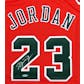 Michael Jordan Autographed Chicago Bulls Authentic Red Jersey