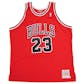 Michael Jordan Autographed Chicago Bulls Authentic Red Jersey