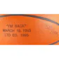 Michael Jordan Autographed Basketball "I'm Back" Limited #/1995 (UDA COA)