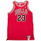 Michael Jordan Autographed Chicago Bulls Red Jersey (UDA)