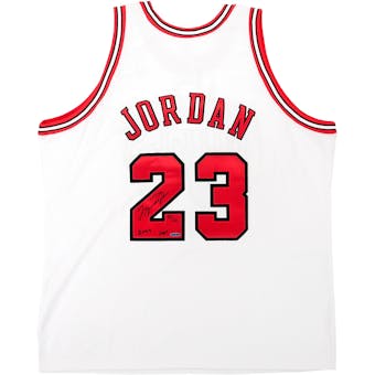 Michael Jordan Autographed Chicago Bulls Basketball Jersey w/"2009 HOF" #35/123 (UDA)