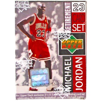 1999 Upper Deck Michael Jordan Retirement Basketball Factory Set