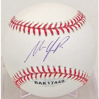 Matt Laporta Autographed Baseball (Slightly Stained) (UDA COA)