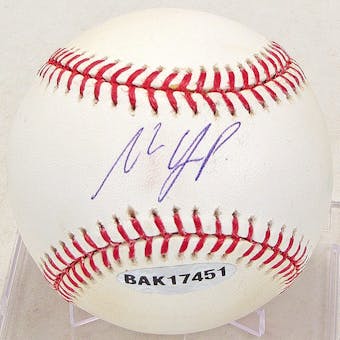 Matt Laporta Autographed Baseball (Stained) (UDA COA)