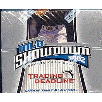 WOTC MLB Showdown 2002 Trading Deadline Baseball 1st Edition Booster Box