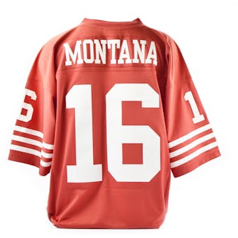Joe Montana Mitchell & Ness Jersey 49ers Size XL Red
