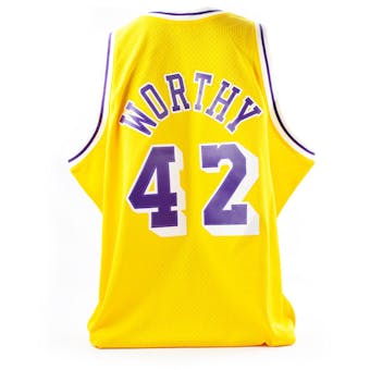 James Worthy Mitchell & Ness Jersey LA Lakers Jersey Size XL