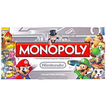 Nintendo Monopoly Board Game (USAopoly)(Slightly Damaged)