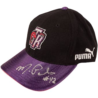 Morris Peterson Autographed Toronto Raptors NBA Draft Hat (Press Pass)