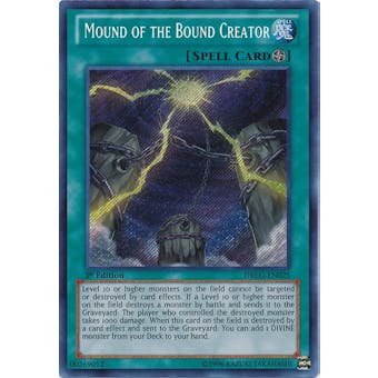 Yu-Gi-Oh Dragons of Legend 1st Ed Single Mound of the Bound Creator Secret Rare - NEAR MINT (NM)