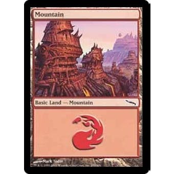 Magic the Gathering Mirrodin Single Mountain (299) Foil