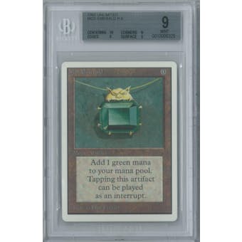 Magic the Gathering Unlimited Mox Emerald BGS 9 (10, 9, 9, 9)