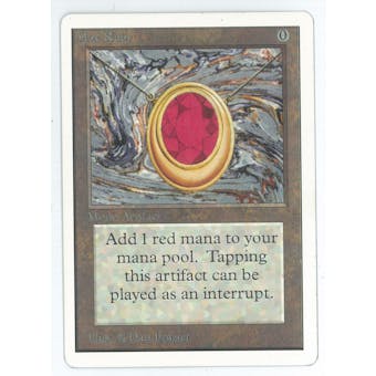 Magic the Gathering Unlimited Single Mox Ruby - SLIGHT PLAY (SP)