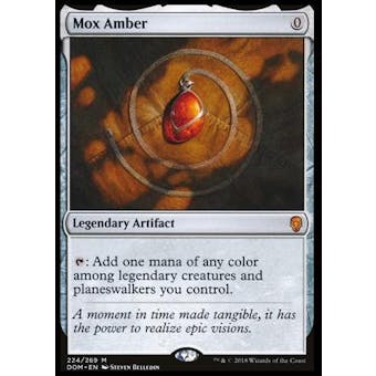Magic the Gathering Dominaria Single Mox Amber Foil - Near Mint (NM)