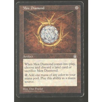 Magic the Gathering Stronghold Single Mox Diamond - HEAVY PLAY (HP)