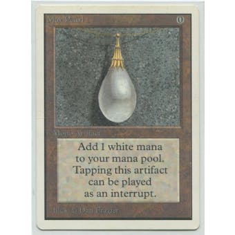 Magic the Gathering Unlimited Single Mox Pearl - SLIGHT PLAY / MODERATE PLAY (SP/MP)