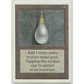 Magic the Gathering Unlimited Single Mox Pearl - SLIGHT / MODERATE PLAY (SP/MP)