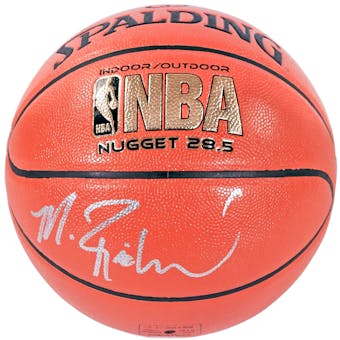 Mitch Richmond Autographed Sacramento Kings Spalding Basketball (JSA)
