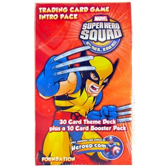 Marvel Super Hero Squad Trading Card Game Single Player Intro Pack (Wolverine)