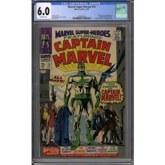 Marvel Super-Heroes #12 CGC 6.0 (OW) *3796320014*