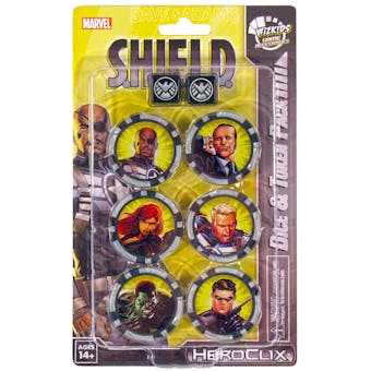 Marvel HeroClix: Nick Fury Agent of S.H.I.E.L.D. Dice and Token Pack