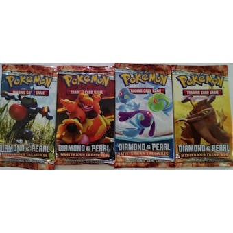 Pokemon Diamond & Pearl Mysterious Treasures Booster Pack ART SET - UNSEARCHED UNWEIGHED